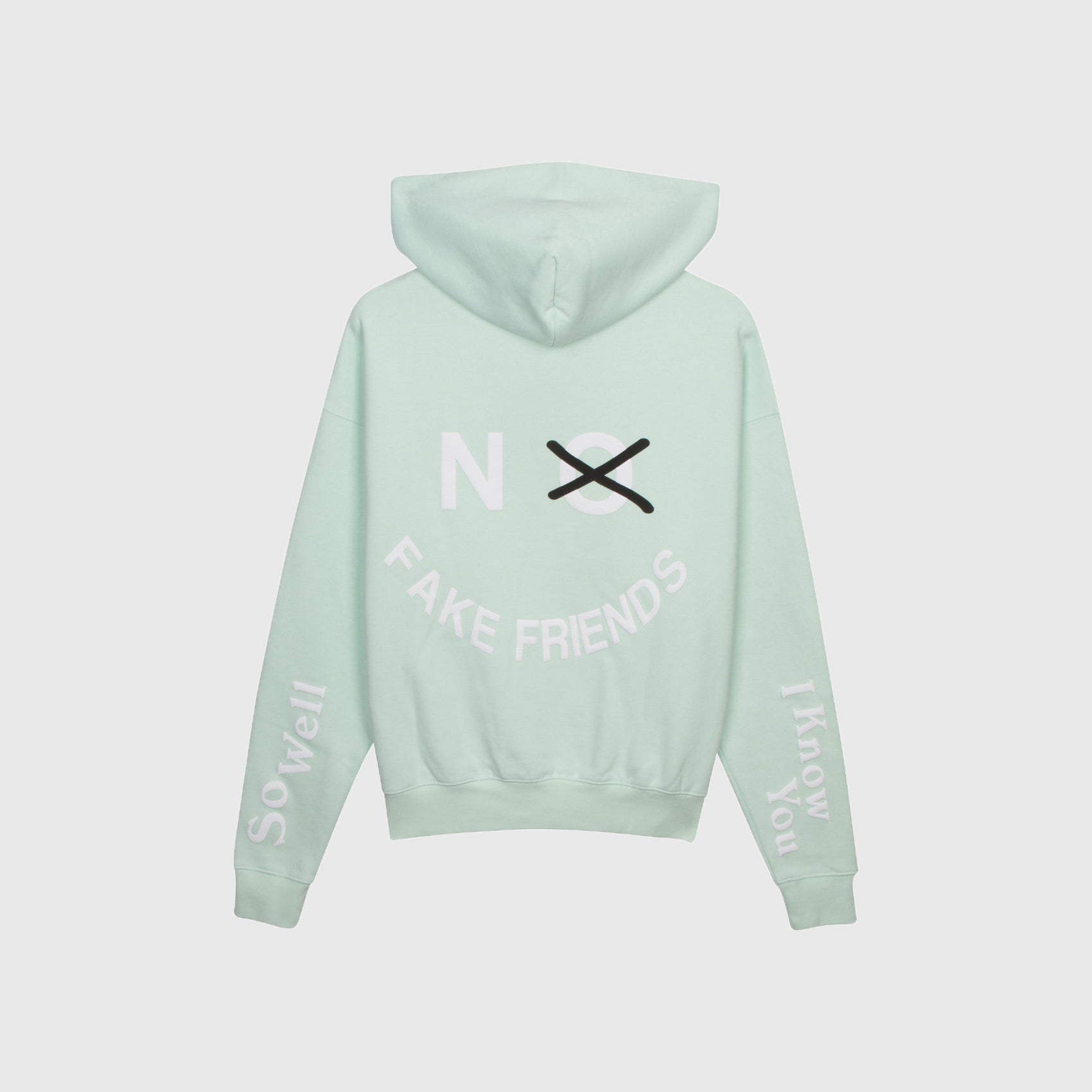 NO FAKE FRIENDS HOODIE MINT SLUSH